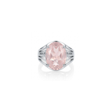 Anillo Ajustable de Cuarzo Rosa Esotergia