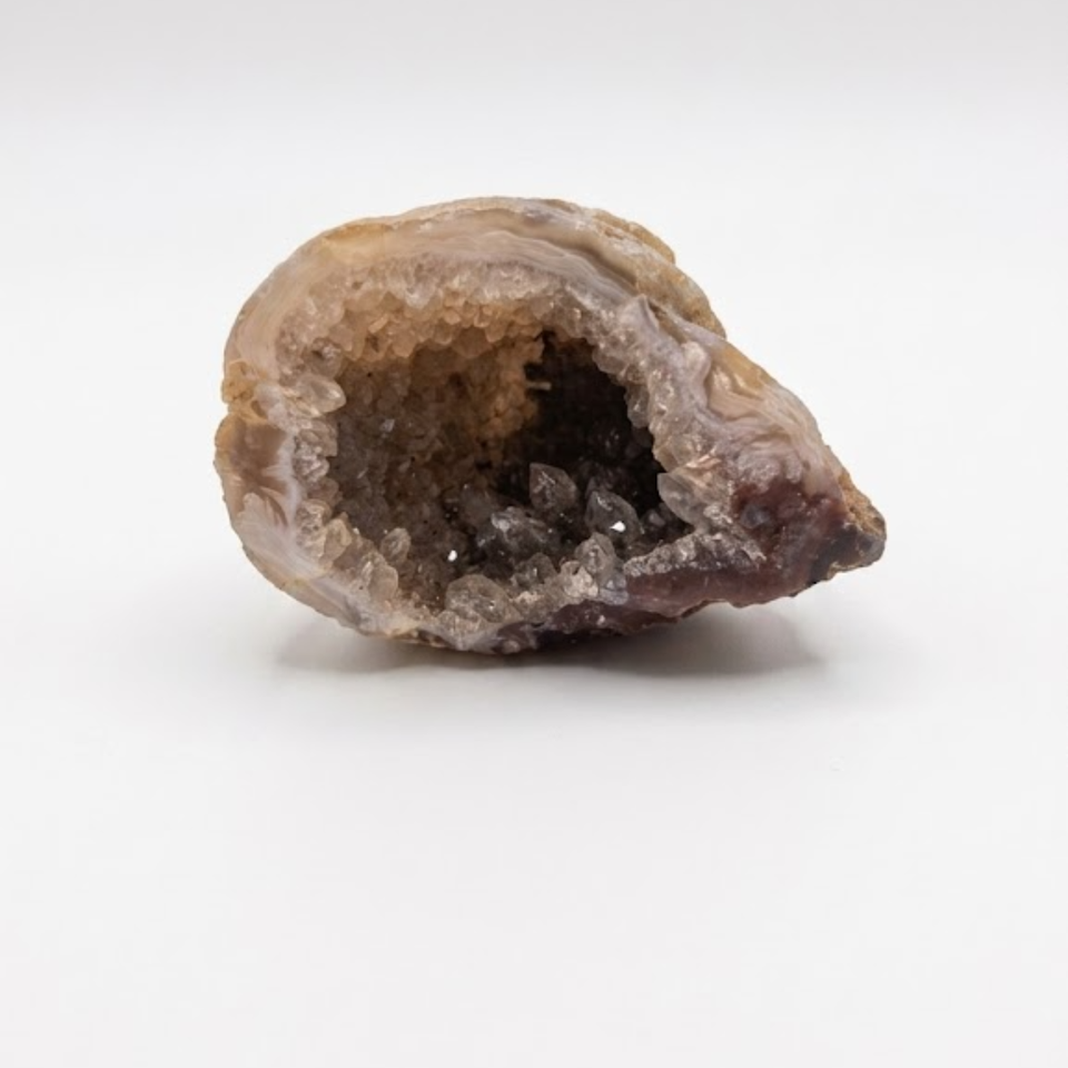 Geoda de Ágata Cristalizada (Brasil) | Armonía y Autoconfianza Esotergia