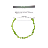 Pulsera de Olivina Natural (4mm, 6mm) | Piedra de Abundancia, Éxito y Sanación del Corazón Esotergia