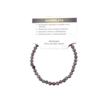 Pulsera de Yooperlita Natural (4mm, 6mm, 8mm) | Piedra de Transformación y Conexión Espiritual Esotergia