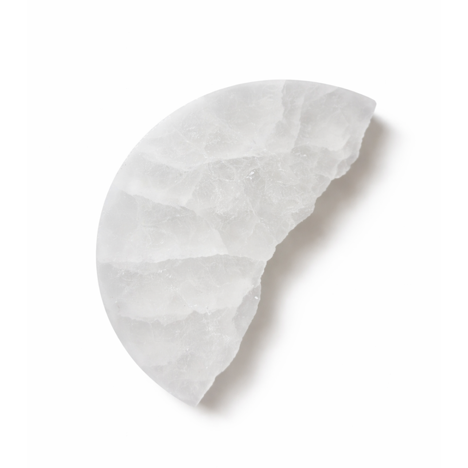 Placa de Selenita Semipulida - Pieza Imperfecta Esotergia Tienda