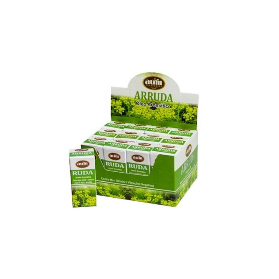 Aceite Aromático de Ruda AUM | Descarga Total, Protección y Contra Mal de Ojo Esotergia