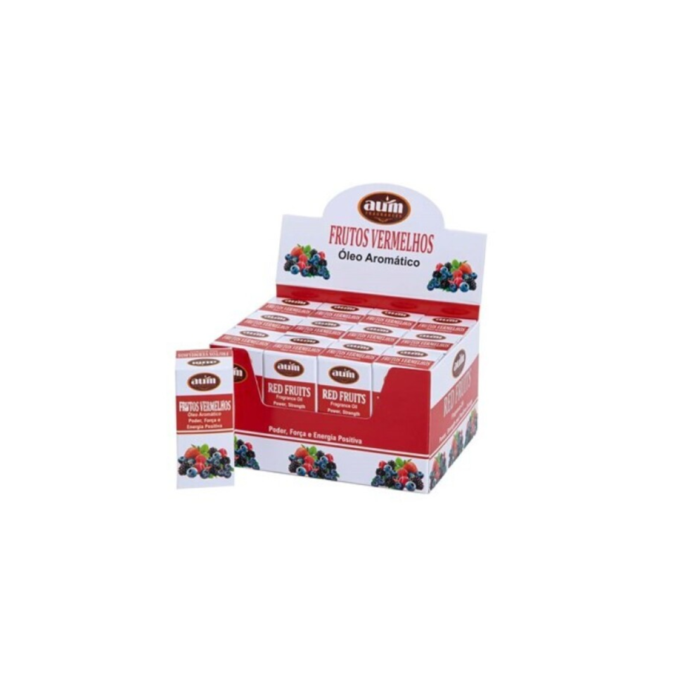 Aceite Aromático de Frutos Rojos 10ml AUM | Poder, Fuerza y Energía Positiva Esotergia