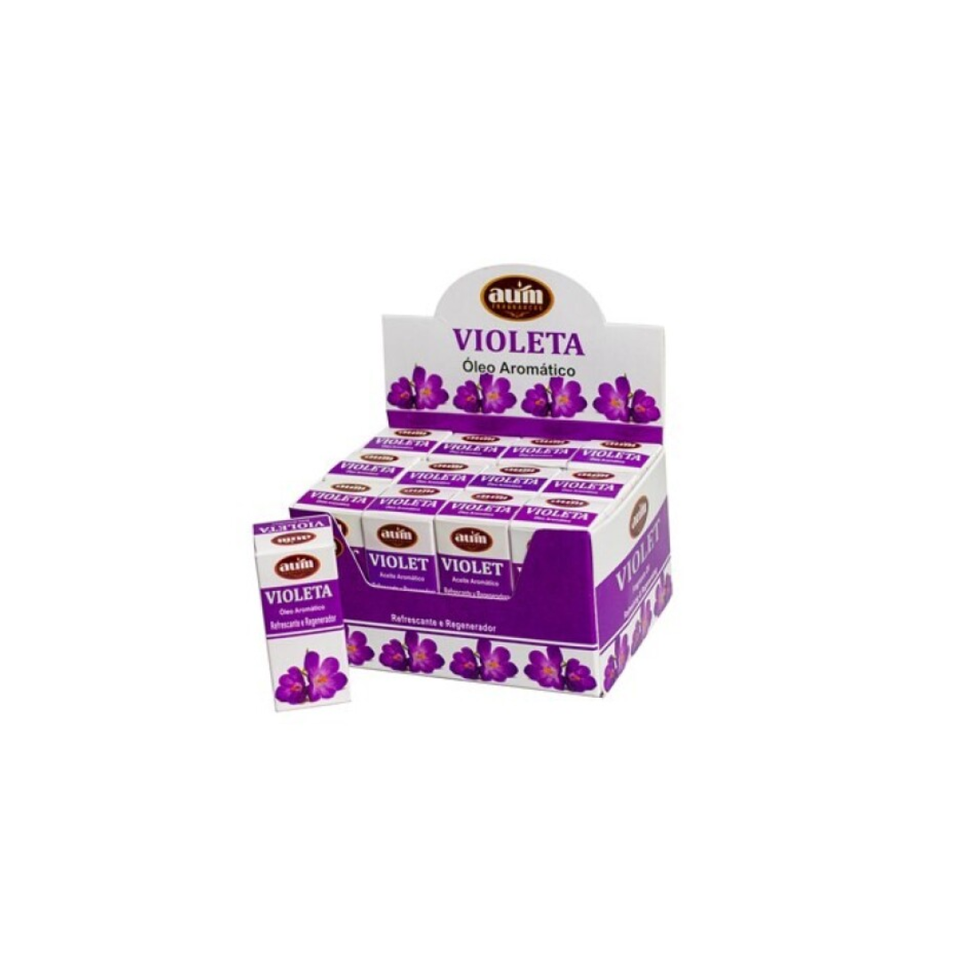 Aceite Aromático de Violeta 10ml AUM | Transmutación Energética, Calma Mental y Paz Espiritual Esotergia