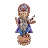 Figura de Ganesha de Pie en Resina (27 cm) | Abrecaminos Activo, Abundancia y Destructor de Obstáculos Esotergia Tienda