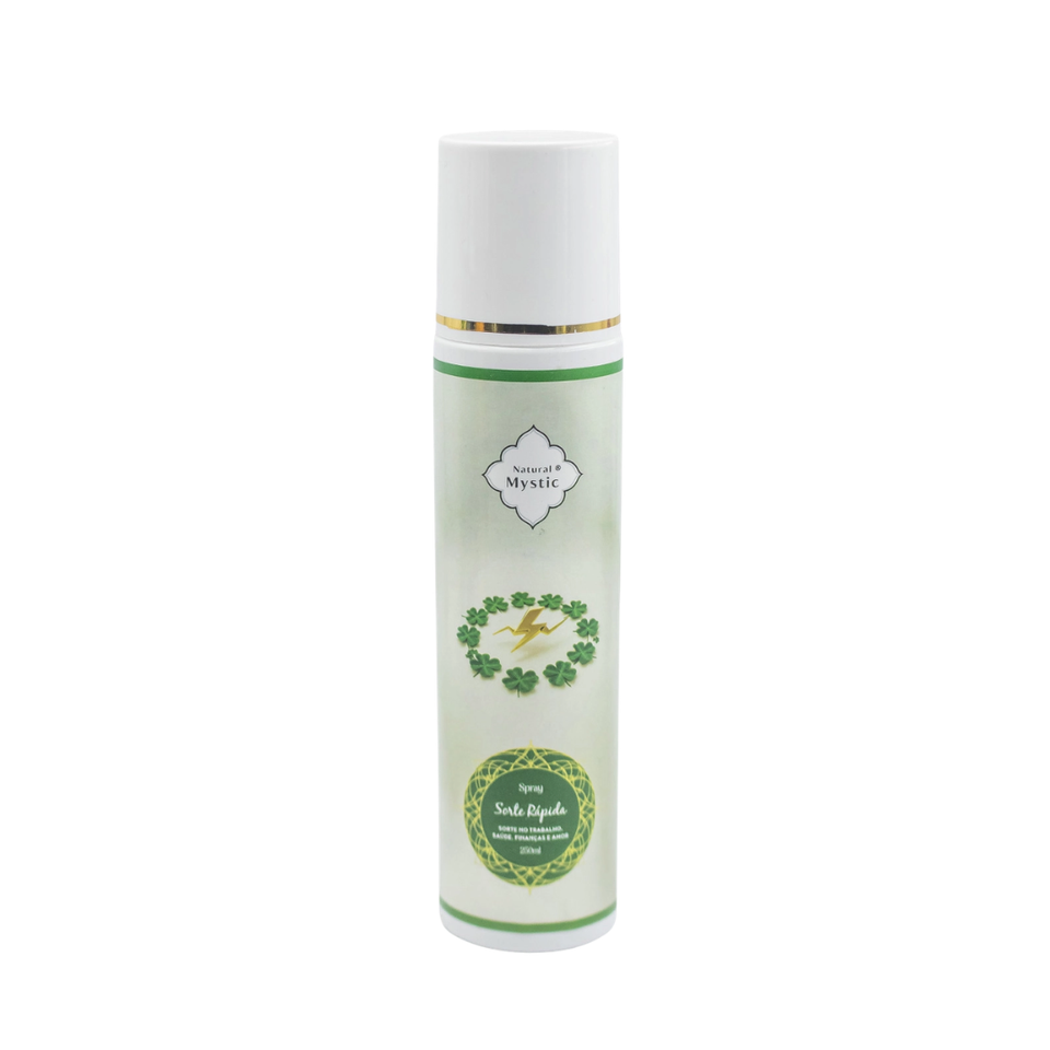 Spray Suerte Rápida Natural Mystic 250ml | Atrae Éxito, Amor, Salud y Finanzas Esotergia