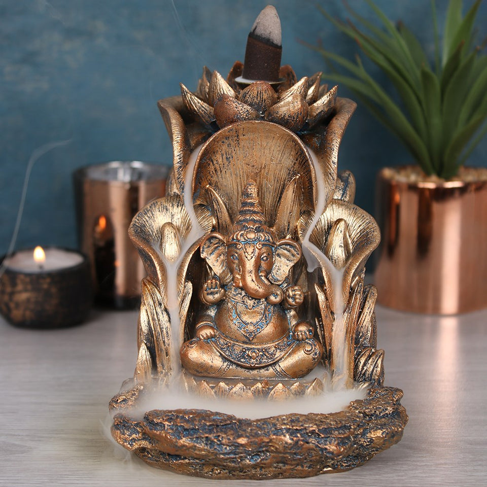Quemador de Reflujo Ganesha: Paz y Espiritualidad en Tu Hogar