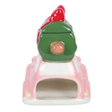 Quemador de Esencias Coche Rosa Navideño | Magia, Aromaterapia y Alegría Festiva Esotergia