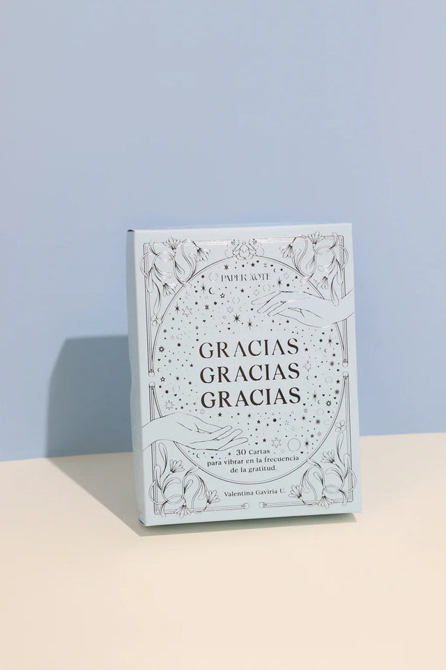 Oráculo Gracias Gracias Gracias de Gratitud con 30 Cartas Esotergia Tienda