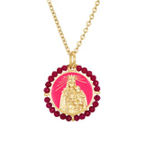 Collar Virgen del Carmen Rubí - Protección Espiritual y Fuerza Vital Esotergia