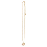 Collar Sol Celestial de Cuarzo Rosa con Tarjeta de Felicitación | Tarot Esotergia