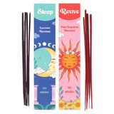 Set de 2 Inciensos Sleep & Revive – Lavanda y Pomelo Rosa | 60 Varitas Aromáticas Esotergia