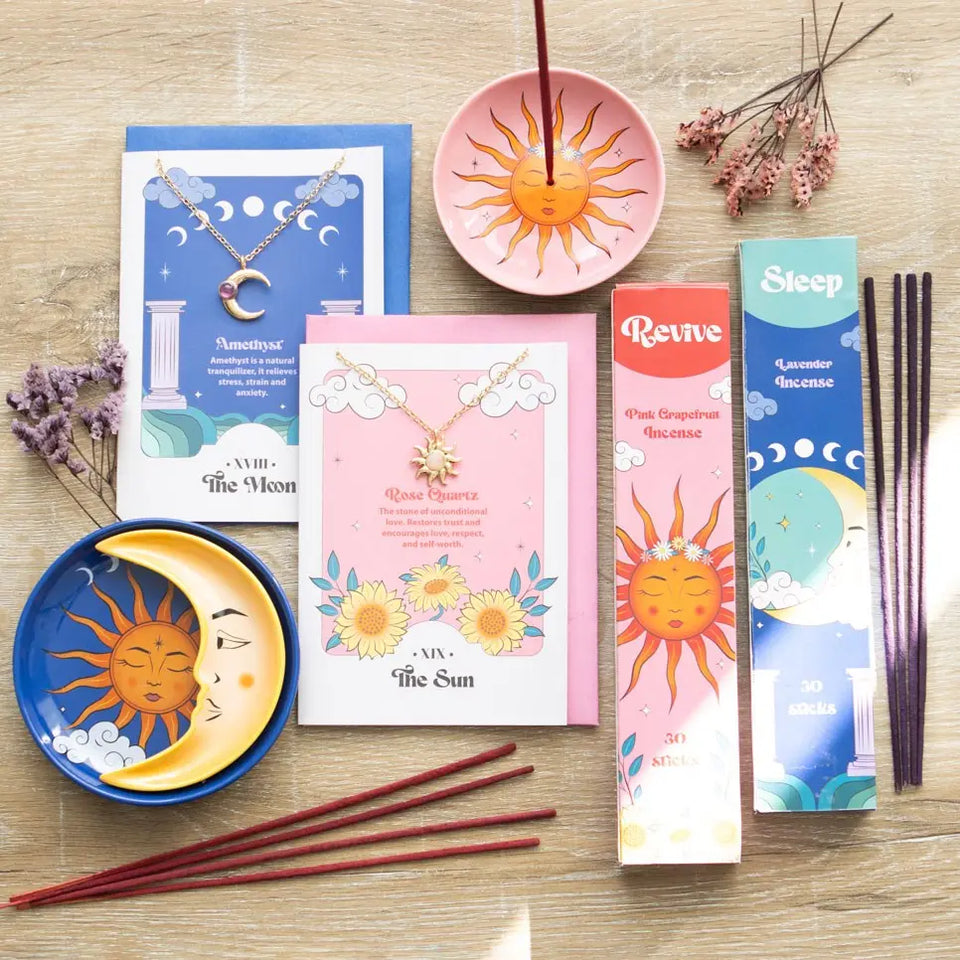 Set de 2 Inciensos Sleep & Revive – Lavanda y Pomelo Rosa | 60 Varitas Aromáticas Esotergia
