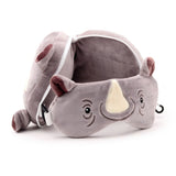 [PREVENTA] Almohada de Viaje con Antifaz Sensorial: Rinoceronte Protector Esotergia Tienda