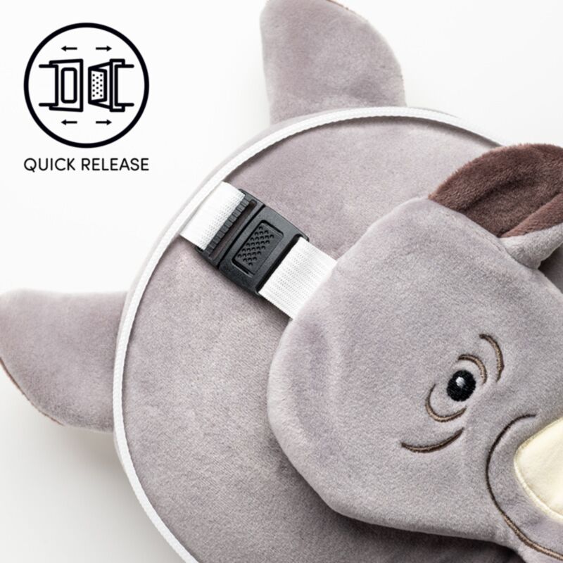 [PREVENTA] Almohada de Viaje con Antifaz Sensorial: Rinoceronte Protector Esotergia Tienda