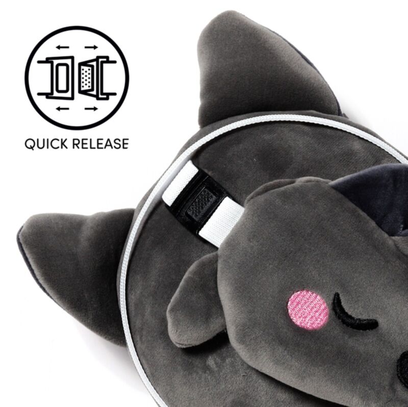 [PREVENTA] Almohada de Viaje con Antifaz Sensorial: Murciélago Dexter Esotergia Tienda