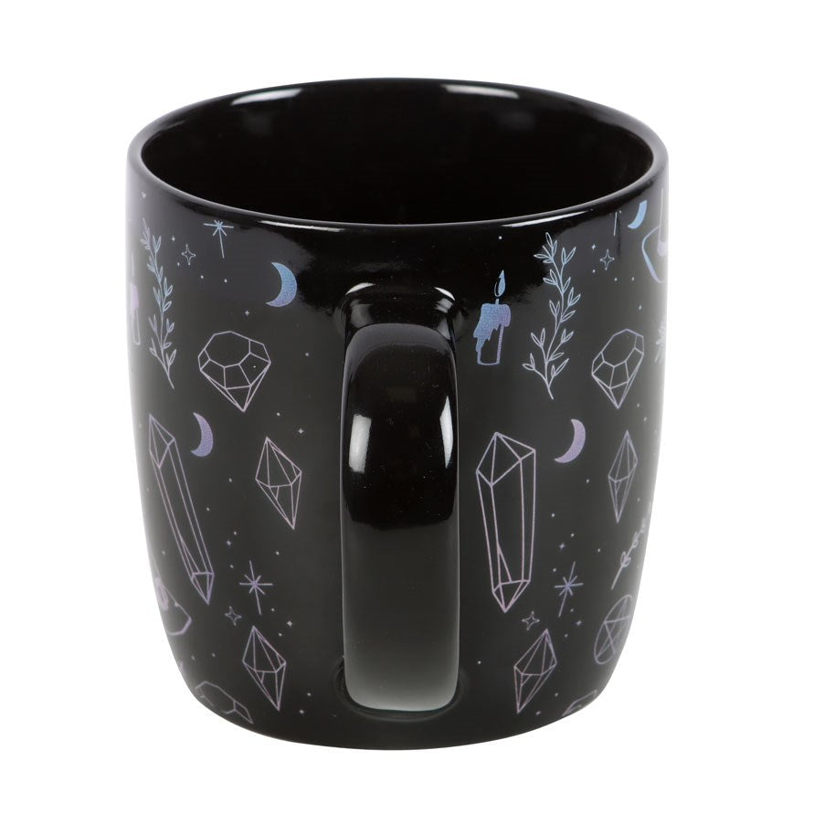 Taza Crystal Witch de Cristales 360 ml Apta para Microondas Esotergia