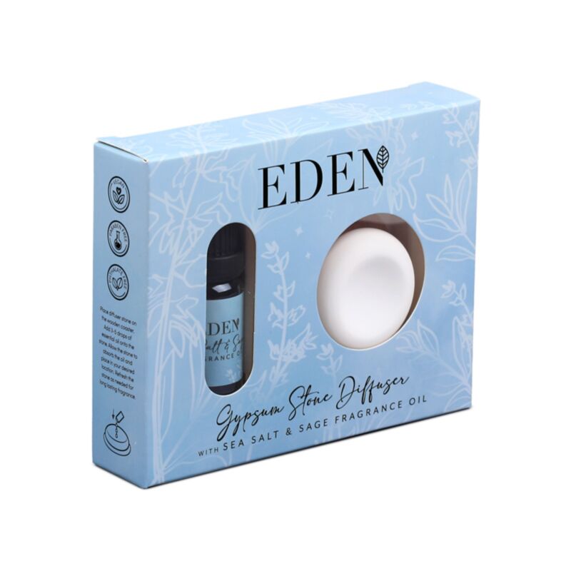 Set Difusor de Piedra con Aceite de Sal Marina y Savia | Purificación y Calma Esotergia