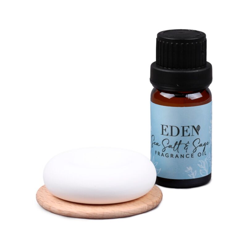 Set Difusor de Piedra con Aceite de Sal Marina y Savia | Purificación y Calma Esotergia