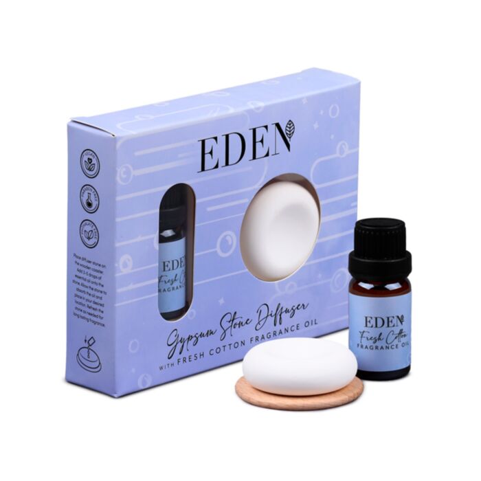 Set Difusor de Piedra con Aceite de Algodón Fresco | Pureza, Claridad y Renovación Esotergia