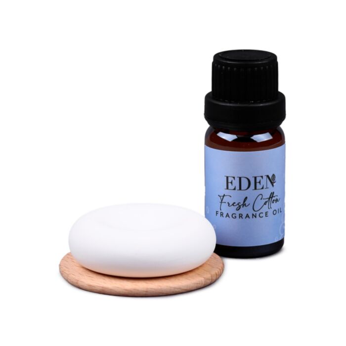 Set Difusor de Piedra con Aceite de Algodón Fresco | Pureza, Claridad y Renovación Esotergia