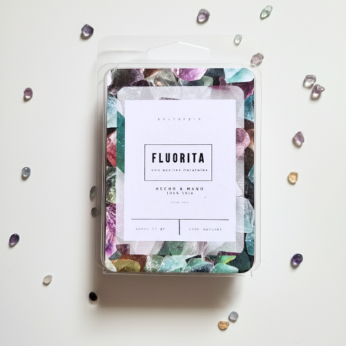 Wax Melt Fluorita | Cera de Soja Natural y Energía Transformadora Esotergia