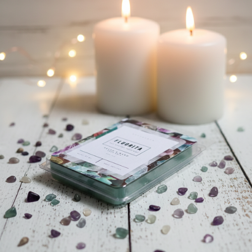 Wax Melt Fluorita | Cera de Soja Natural y Energía Transformadora Esotergia