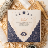 Kit Ritual Completo de Limpieza Energética y Protección (Salvia, Palo Santo, Turmalina y Selenita) Esotergia
