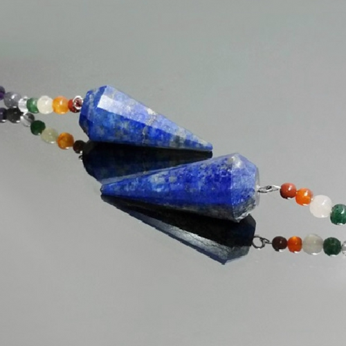 Pêndulo de Chakras Lapis Lazuli