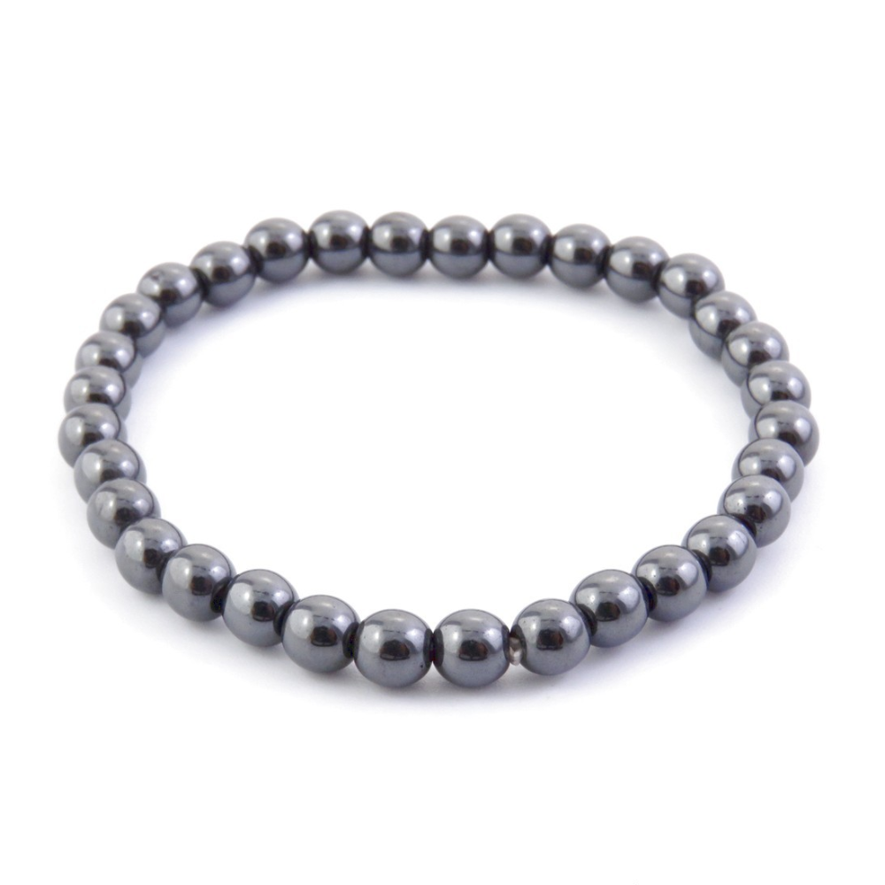 Pulsera de Hematite Bola 6mm