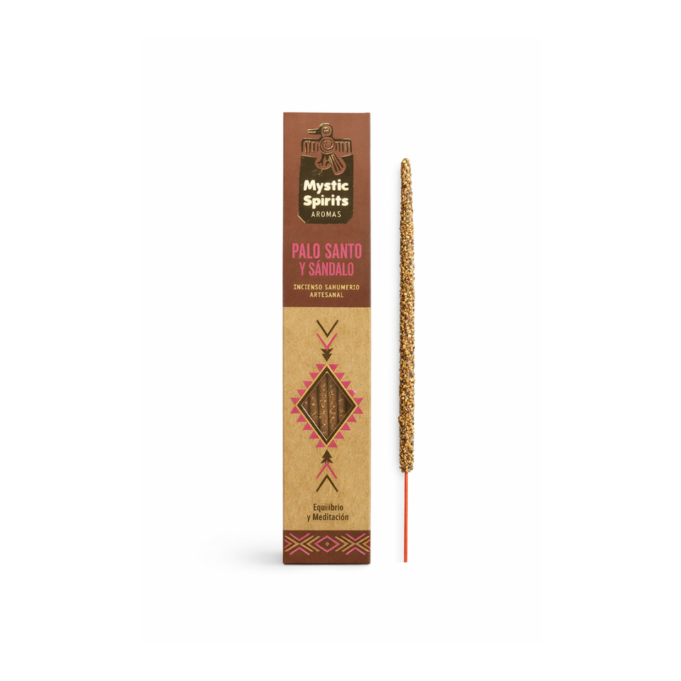 Varitas Incienso 'Palo Santo y Sándalo' Orgánico 100% Natural Mystic Spirits Esotergia