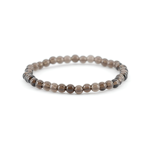 Pulsera de Cuarzo Ahumado Auténtico | Enraizamiento, Protección y Calma Esotergia Tienda