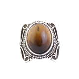Anillo Ajustable de Ojo de Tigre Esotergia