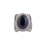 Anillo Ajustable de Ónix Negro Merlin Tienda