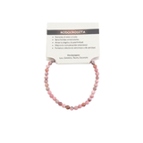 Pulsera de Rodocrosita Natural - Piedra del Amor Propio y Sanación Emocional (Tamaños 4mm y 6mm) Esotergia