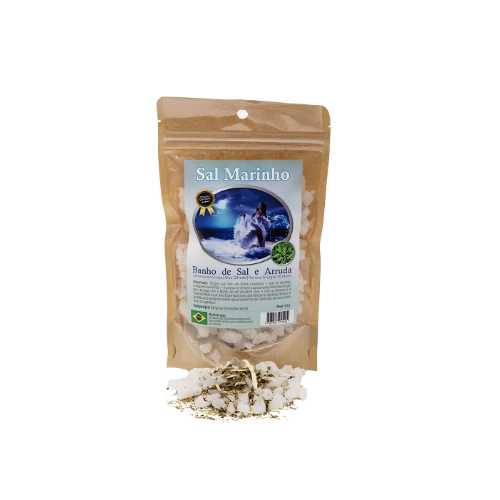 Baño Ritual de Sal Gruesa y Ruda 500 gr | Descarga Energética, Protección y Limpieza de Mal de Ojo Esotergia