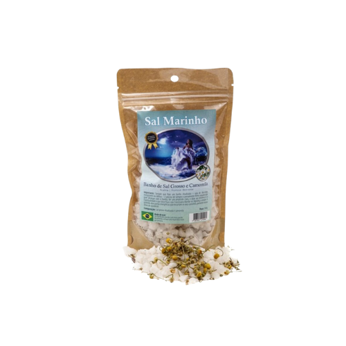 Baño Ritual de Sal Gruesa y Manzanilla 500 gr | Calma, Relajación Profunda y Armonía Energética Esotergia