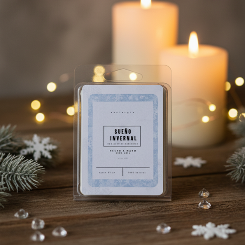 Wax Melt Sueño Invernal | Cera de Soja Natural y Aroma Envolvente de Invierno Esotergia