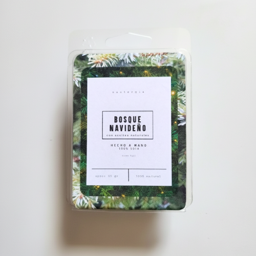 Wax Melt Bosque Encantado | Cera de Soja Natural y Aroma Navideño Místico Esotergia