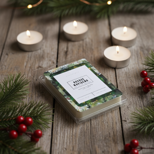 Wax Melt Bosque Encantado | Cera de Soja Natural y Aroma Navideño Místico Esotergia
