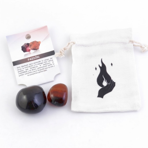 Kit de Gemas para la Pasión | Granate y Carneola Esotergia