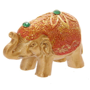 Elefante de la Suerte Brillante en Bolsa de Regalo