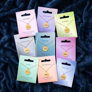 Collar Número Ángel 333 (Acero) | Apoyo Divino, Guía y Equilibrio Espiritual