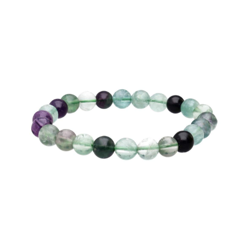 Pulsera de Fluorita de 8mm - Equilibrio, Claridad Mental y Protección