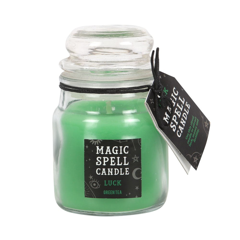 Lucky Spell Candles • Green Tea 