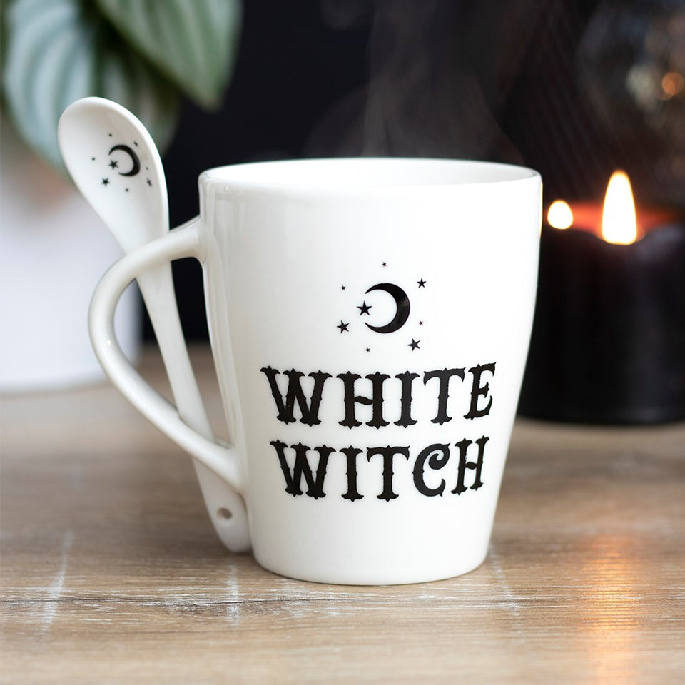 Juego Taza y Cuchara 'White Witch'