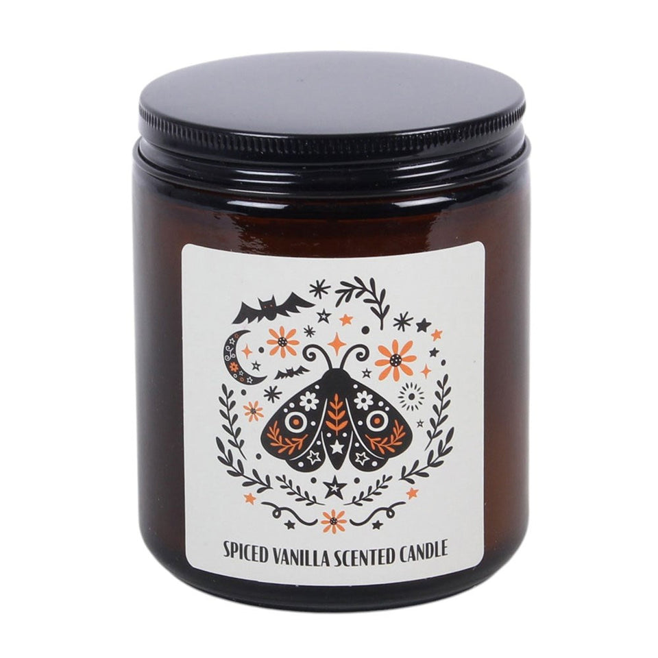 Vela Aromática Polilla Mística | Vainilla Especiada en Frasco Boticario Esotergia