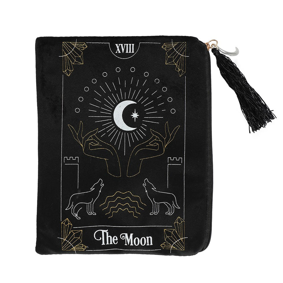 Bolsa con Cremallera de Cartas del Tarot 'La Luna'