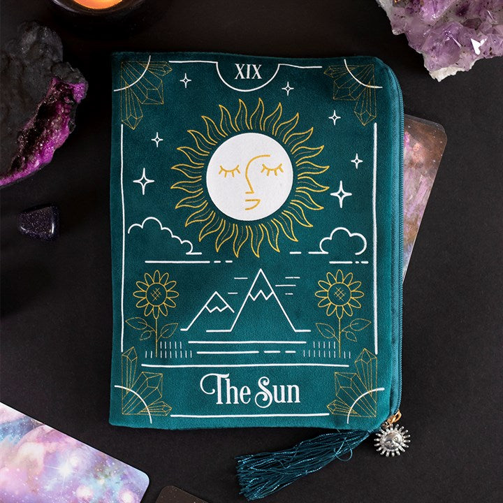 Bolsa con Cremallera de Cartas del Tarot 'El Sol'