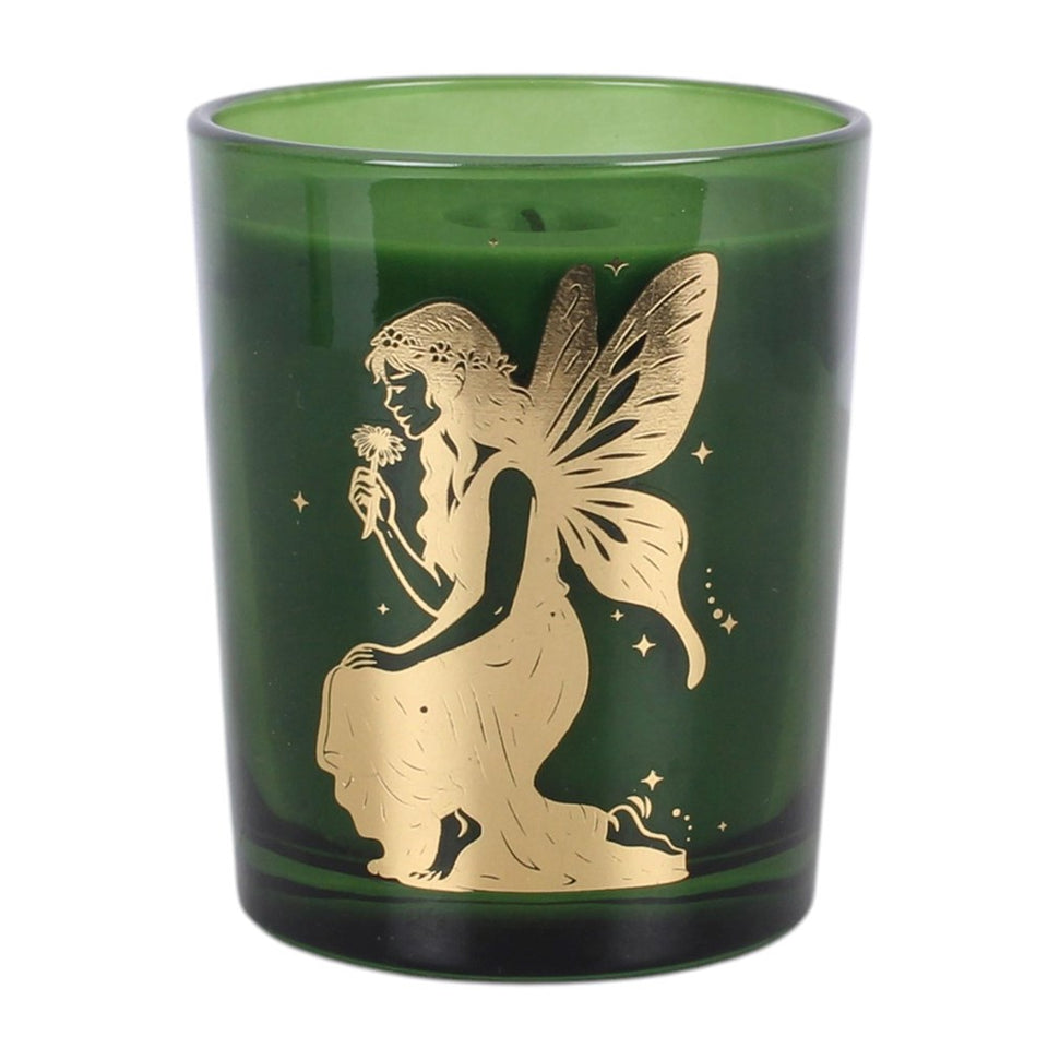 Vela Aromática "Stardust Fairy" Musgo y Helecho | Magia del Bosque y Enraizamiento Esotergia